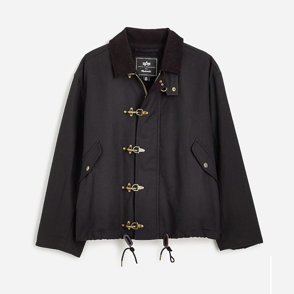 Madewell x Alpha Industries Waxed Cse Coat